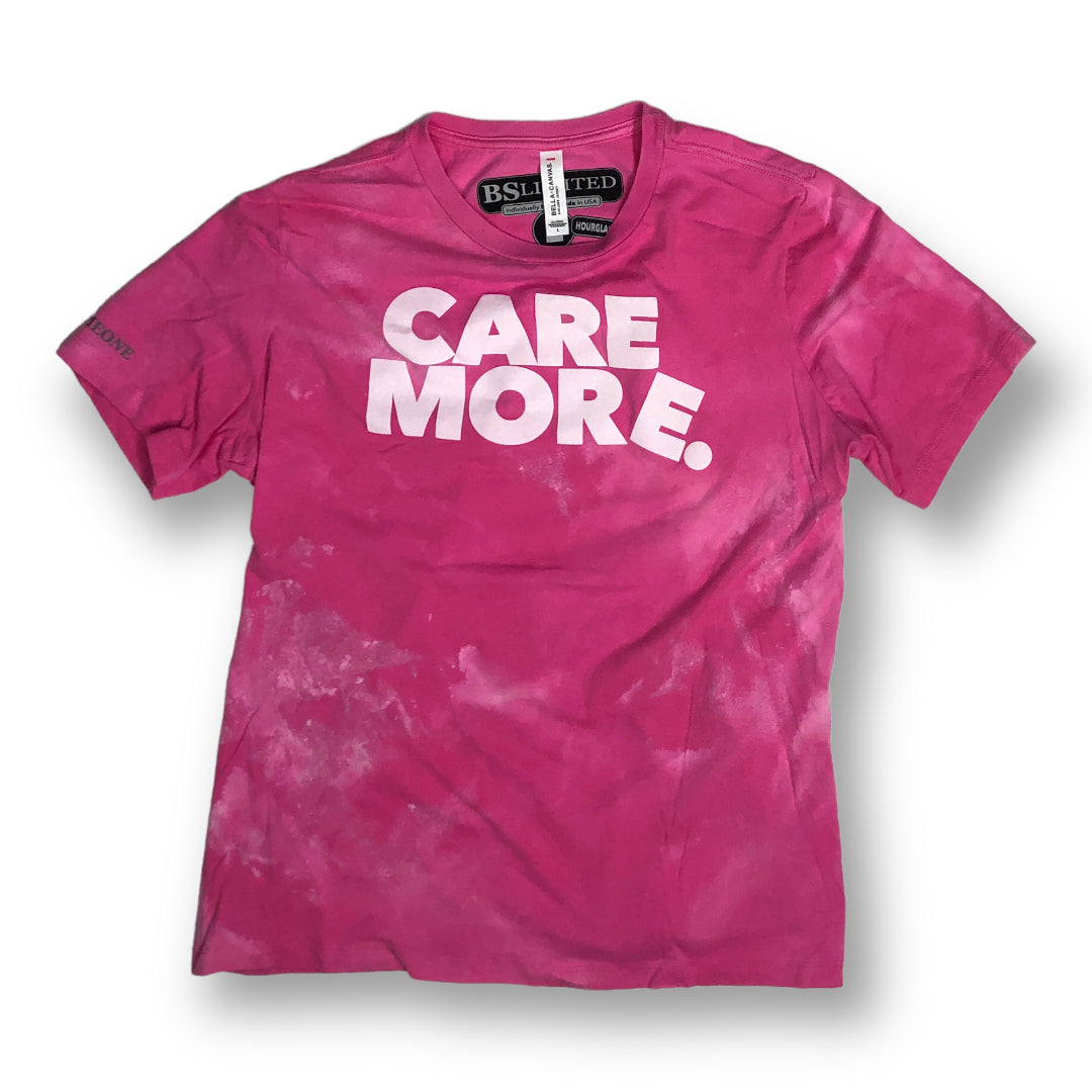 Care More - Hourglass | Fuchsia Large (T Shirt)
