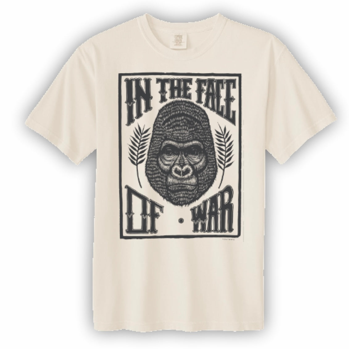 T-shirt - ivory gorilla (comfort colors)